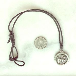 ♐️Sagittarius Zodiac Sign Pendant Rope Chain♐️
